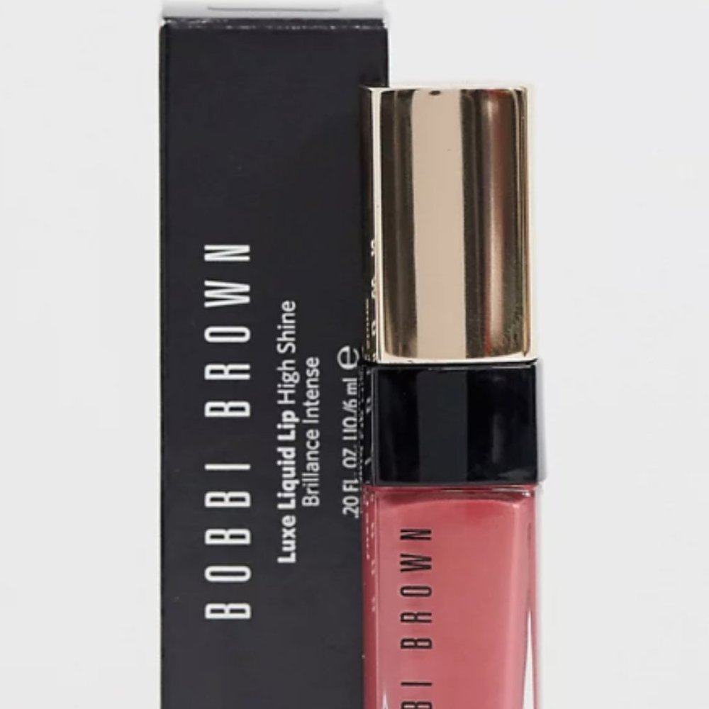 New with Box Bobbi Brown  Luxe Liquid Lip High Shine - Italian Rose